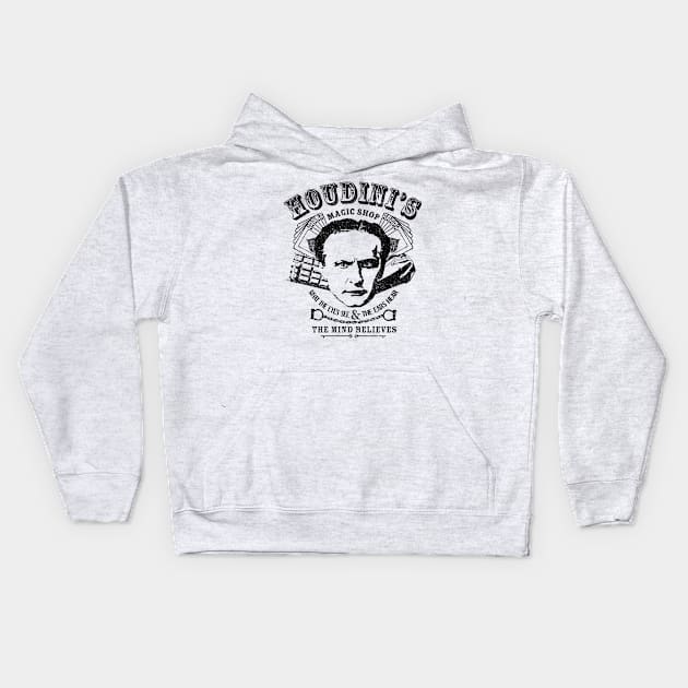 Houdini's Magic Shop Kids Hoodie by Huemanitee